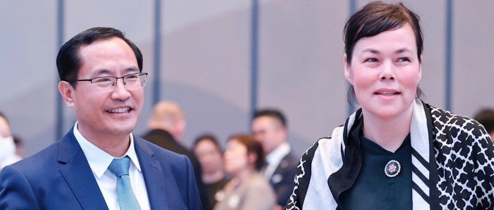 Greenland's Vivian Motzfeldt Visits China Seafood EXPO in Qingdao to Bolster Trade Relations